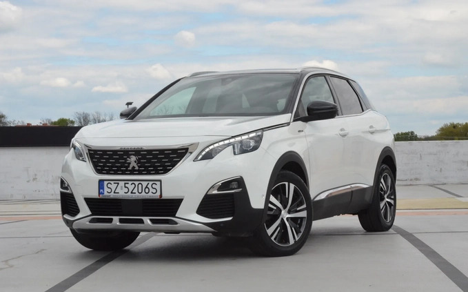 Peugeot 3008 cena 71900 przebieg: 99000, rok produkcji 2017 z Zabrze małe 781